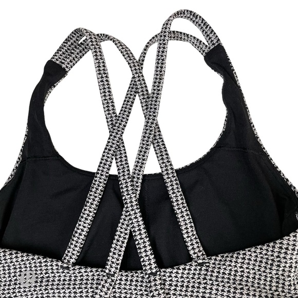 lululemon Energy Bra Frozen Fizz White Luxtreme Black sz6 - Picture 11 of 13